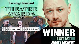 James McAvoy wins 2022 Best Actor for quot Cyrano de Bergerac quot  Live Moments [upl. by Livvy]