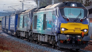 Trains at Carstairs  4th February 2017 [upl. by Narak]