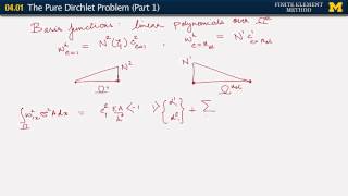 0401 The Pure Dirichlet Problem Part 1 [upl. by Ayikur]