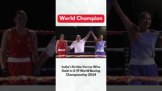 Proud moment for Indian boxing India’s 1st World Champion under newlyformed World Boxing Federation [upl. by Omidyar]