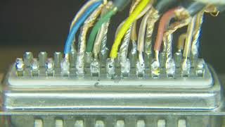 DSub Serial DB25 Tascam Macro Soldering Fast Way with pinout diagram [upl. by Edson]