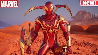 Fortnite New iron spider skin cinematic amp gameplay  spider theme [upl. by Orman]