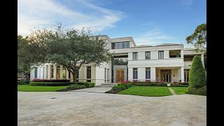 36M Palatial Grandeur  100 Carnarvon Drive — Houston Texas [upl. by Ardnuyek]