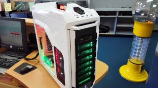 CM Storm Stryker Case with FOUR Tingkam Full RGB LED Kits [upl. by Stouffer]