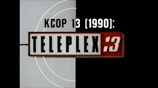 KCOP Channel 13 1990 Teleplex 13 [upl. by Eniamret]