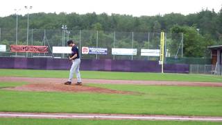 Dominik Hartinger pitching in the German Bundesliga for the Gauting Indians vs Heidenheim [upl. by Collis204]