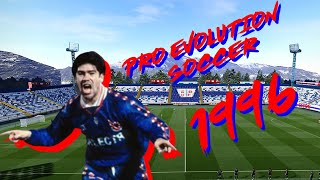 Pro Evolution Soccer 1996 con equipos sudamericanos Universidad Catolica vs Universidad de Chile [upl. by Nylde]