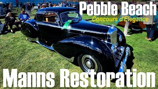 Manns Restorations 1947 Bentley Mark VI  2024 Pebble Beach Concours dElegance [upl. by Dowlen]