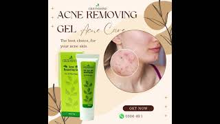 The Acne Removing Gel is a lightweight nongreasy formula designed to reduce acne inflammation [upl. by Merton]