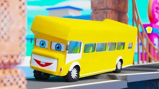 London Bridge is Falling Down Song  Nursery Rhymes and Songs for Kids  Yellow Bus  Pilli Go [upl. by Anaidiriv900]