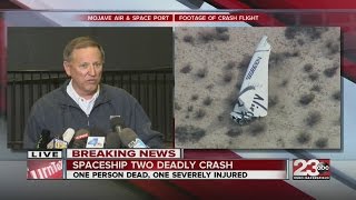 Press conference on SpaceShipTwo deadly crash [upl. by Reinert647]