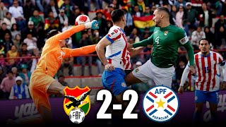 BOLIVIA vs PARAGUAY 22  GOLES y RESUMEN del PARTIDO  eliminatorias sudamericanas [upl. by Schaffer]