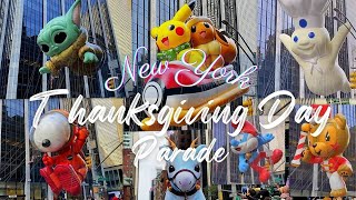 NYC Macys Thanksgiving Day Parade Highlights amp Cute Balloon Inflation [upl. by Mossberg7]