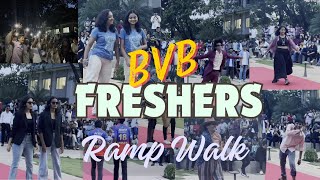 BVB FRESHERS 26 Ramp Walk  Twinning and Mismatch Day  BVB ENGINEERING COLLEGE dance collegelife [upl. by Ameerahs476]