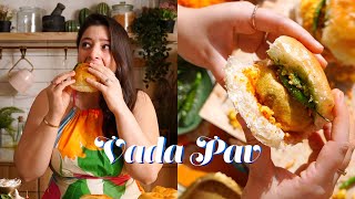 Mumbai Style Vada Pav  वड़ा पाव  Street Food  Rainy Season Special  Masterchef Natasha Gandhi [upl. by Adanar]