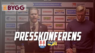 Presskonferens Timrå IK  HV71 [upl. by Oletta415]