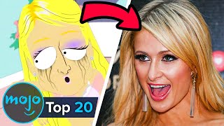 Top 20 Celebrity Reactions To South Park Parodies [upl. by Ayatahs]