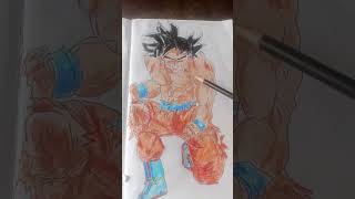 goku drawing full body [upl. by Jarrod390]