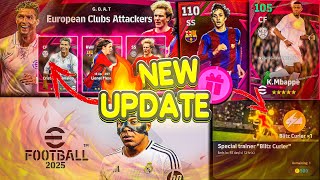 GOAT Cards 🤩 eFootball 2025 Is Here  New Packs New Master League  Edit Mode amp New Managers 🔥🔔 [upl. by Yuht]