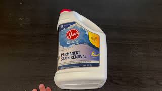 Hoover Oxy Permanent Stain Removal Honest Review [upl. by Nananne]