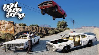 GENERAL LEE VS THE LAW ROSCOES ON PATROL  GTA RP [upl. by Zullo]