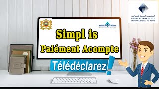 Télépaiement acompte is Maroc 2021 [upl. by Arjan]