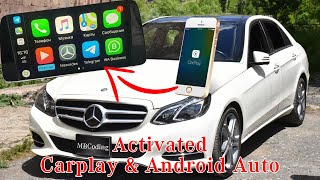 Активация CarPlay на Mercedes w212 Comand NTG 51 через ОБД2 разъем Vediamo [upl. by Ocsirf]