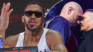 Tyson Fury or Oleksandr Usyk Anthony Joshua makes FINAL undisputed PREDICTION [upl. by Qifahs765]