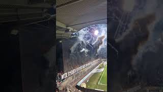 PYRO  Sturm Graz  Rapid Wien 21124 pyro [upl. by Aikemot]