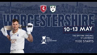 🎥 Day One Highlights  Kent vs Worcestershire [upl. by Yroc108]