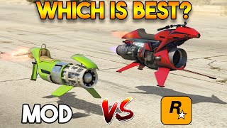 GTA 5 OPPRESSOR MK2 VS MODDED BIKE  ROCKSTAR GAMES VS MODDER [upl. by Tonry605]