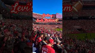 Visiting Levi’s stadium 🏈 NFL 49ers Saints [upl. by Alrac]