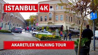 Istanbul Besiktas Akaretler Walking Tour 12 October 20214k UHD 60fps [upl. by Anairad88]