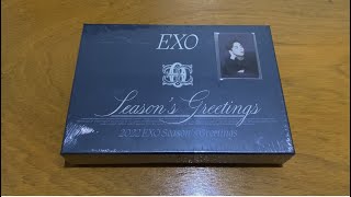 UNBOXING EXO SEASONS GREETINGS 2022 [upl. by Ennyroc]