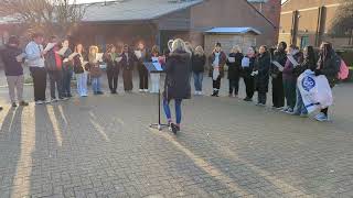 St Pauls Catholic School Senior Choir  In the bleak midwinter [upl. by Nannahs]