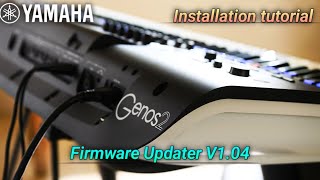 How to update your Genos 2 Firmware V104  Installation Tutorial [upl. by Karlise]