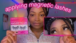 How to Apply Magnetic Lashes for Beginners Tutorial [upl. by Rofotsirk]