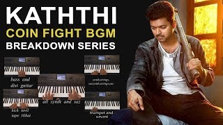 Kaththi Coin Fight BGM  breakdown series by Raj bharath  Thalapathy Vijay  Anirudh [upl. by Alleber]