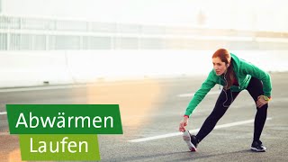 Laufen – Richtig abwärmen 4 Dehnübungen zum Mitmachen [upl. by Yssirk]