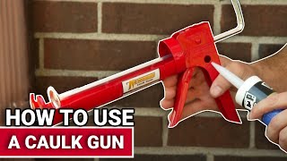 How To Use a Caulk Gun  Ace Hardware [upl. by Ianaj]