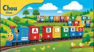 Comptine Chou Chou le petit train de lalphabet  Comptine pour enfants et bébé [upl. by Smailliw]