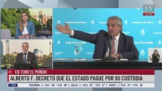 Alberto F decretó que el Estado pague por su custodia [upl. by Anneyehc]