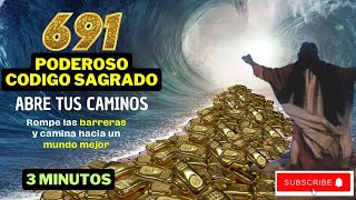 Desbloquea tu camino con el Código Sagrado 691 ABRIR CAMINOS [upl. by Ylrebmi]