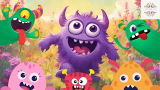 Monsters in the Dark The Colorful Monsters Song Learn Colors  Nursery Rhymes amp Kids Songs🔴🟠🟡🟢🔵🟤⚫ [upl. by Alana]