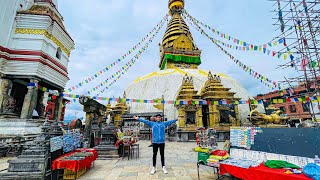 swayambhunath kathmandu  swayambhunath kathmandu vlog 2024 [upl. by Poyssick898]