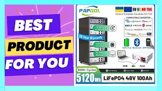 48V 100Ah 200Ah LiFePO4 Battery Pack 5Kwh 10Kwh 6000 Cycles [upl. by Sykleb]