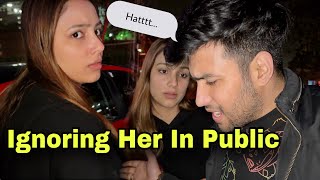 IGNORING HER  Prank On Wife  Public Reaction [upl. by Elbert]