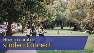 How to enrol on studentConnect [upl. by Gaultiero881]