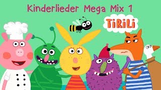 Kinderlieder Mega Mix 1 Auf der Mauer und 9 weitere Lieder  TiRiLi Kinderlieder  über 20 Minuten [upl. by Padget]