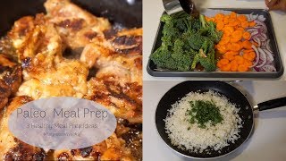 Meal Prep 3 Healthy Ideas Lunch Dinner [upl. by Ylreveb313]